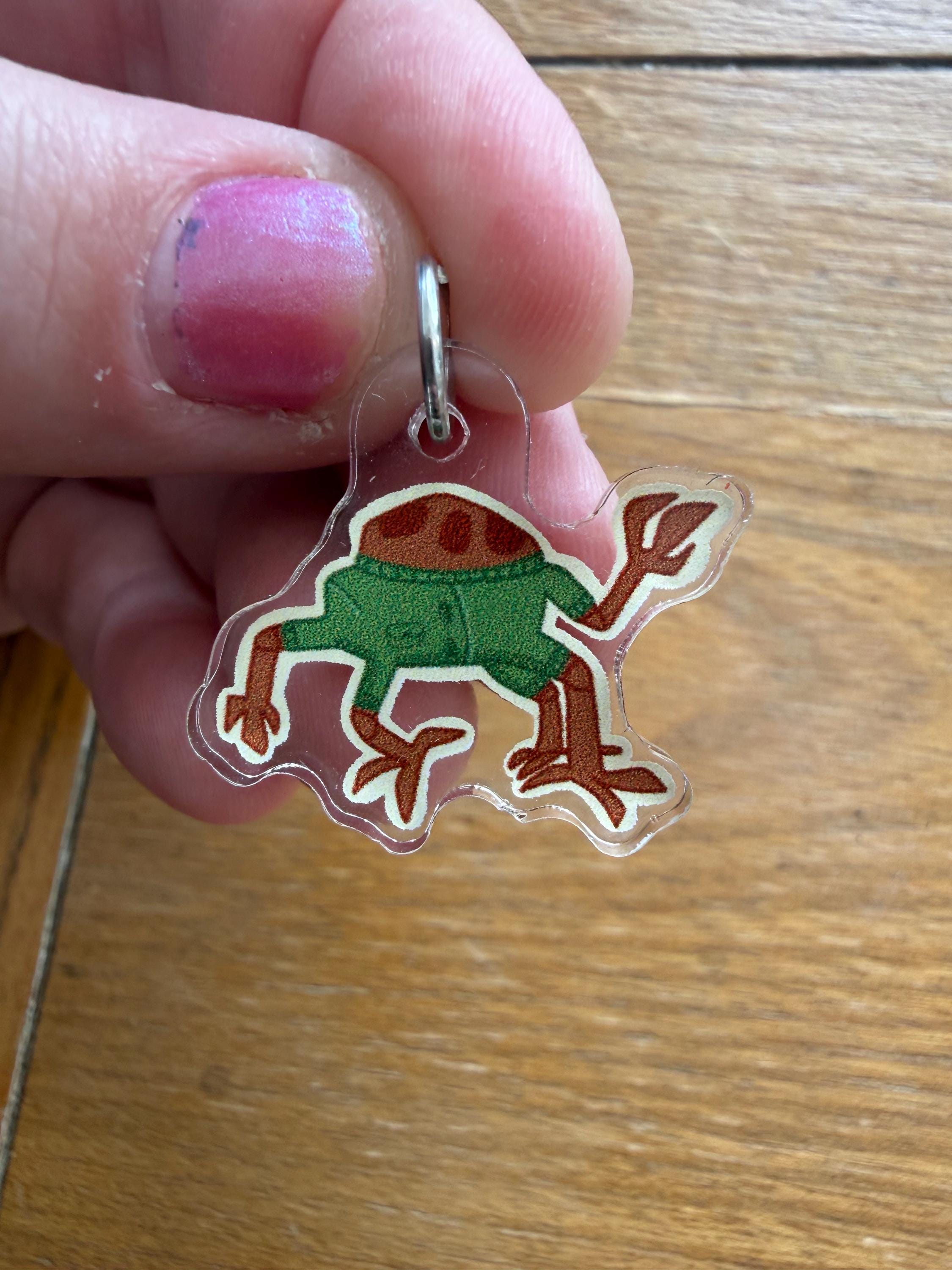 Rocky the Eridian Acrylic Charm - Project Hail Mary Fan Art Keychain - 1" Mini Charm for Jewelry, Zippers, & Keyrings - Amaze Amaze Amaze!