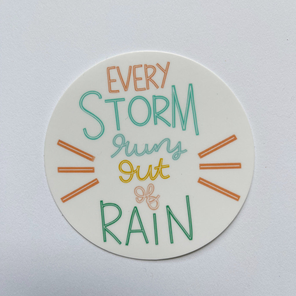 Inspirational Quote Vinyl Sticker | Mental Health Gift