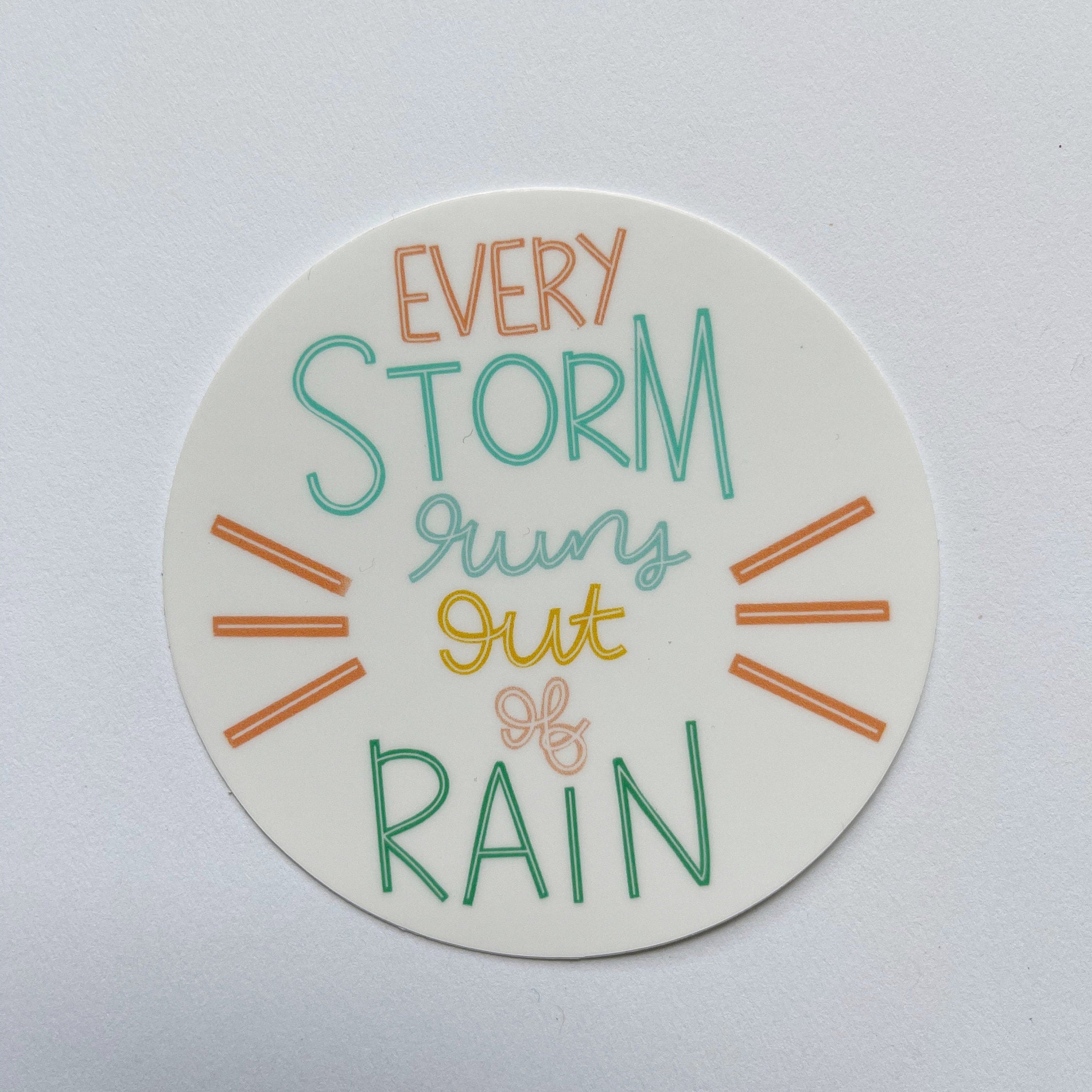 Inspirational Quote Vinyl Sticker | Mental Health Gift