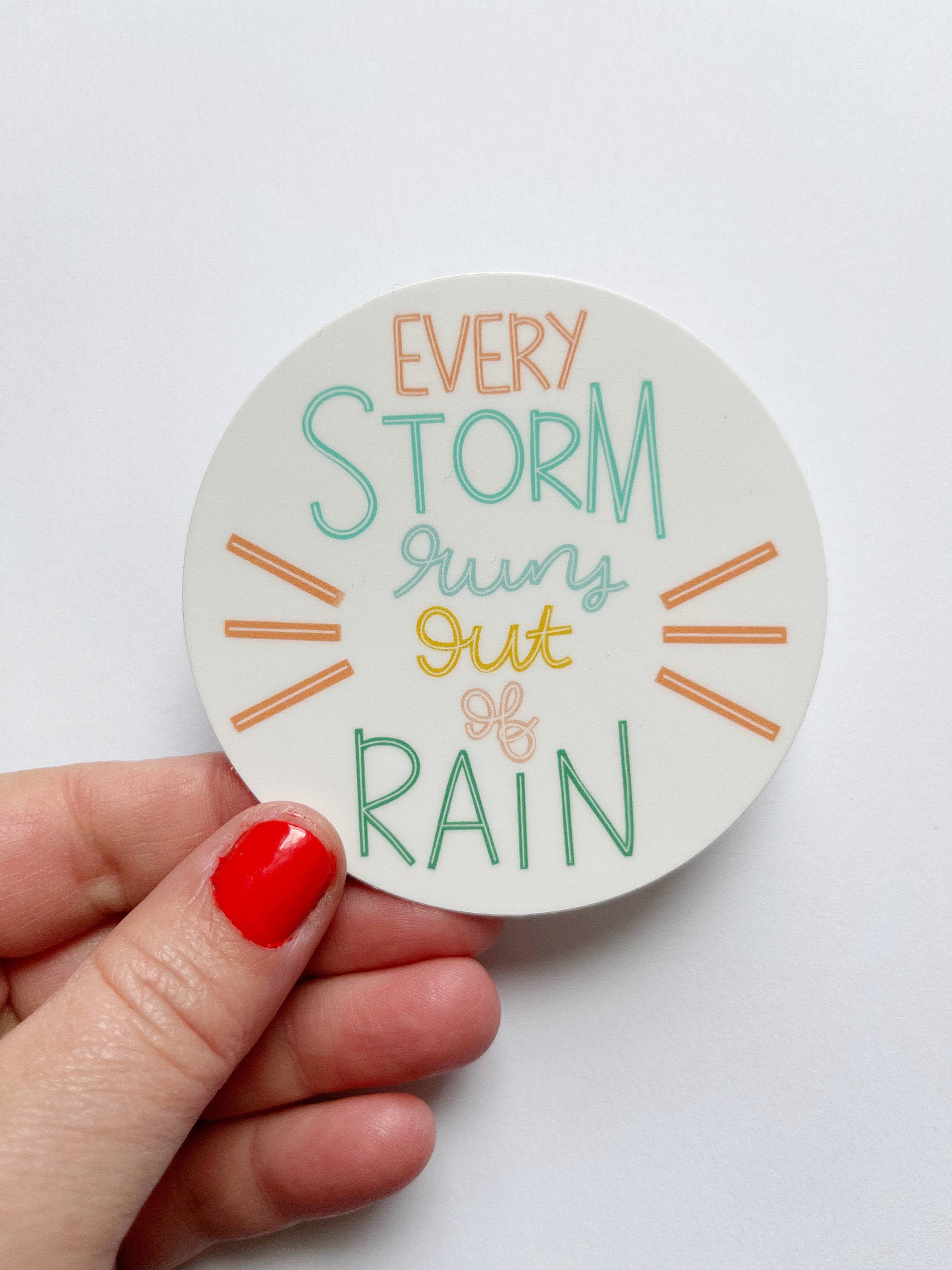 Inspirational Quote Vinyl Sticker | Mental Health Gift