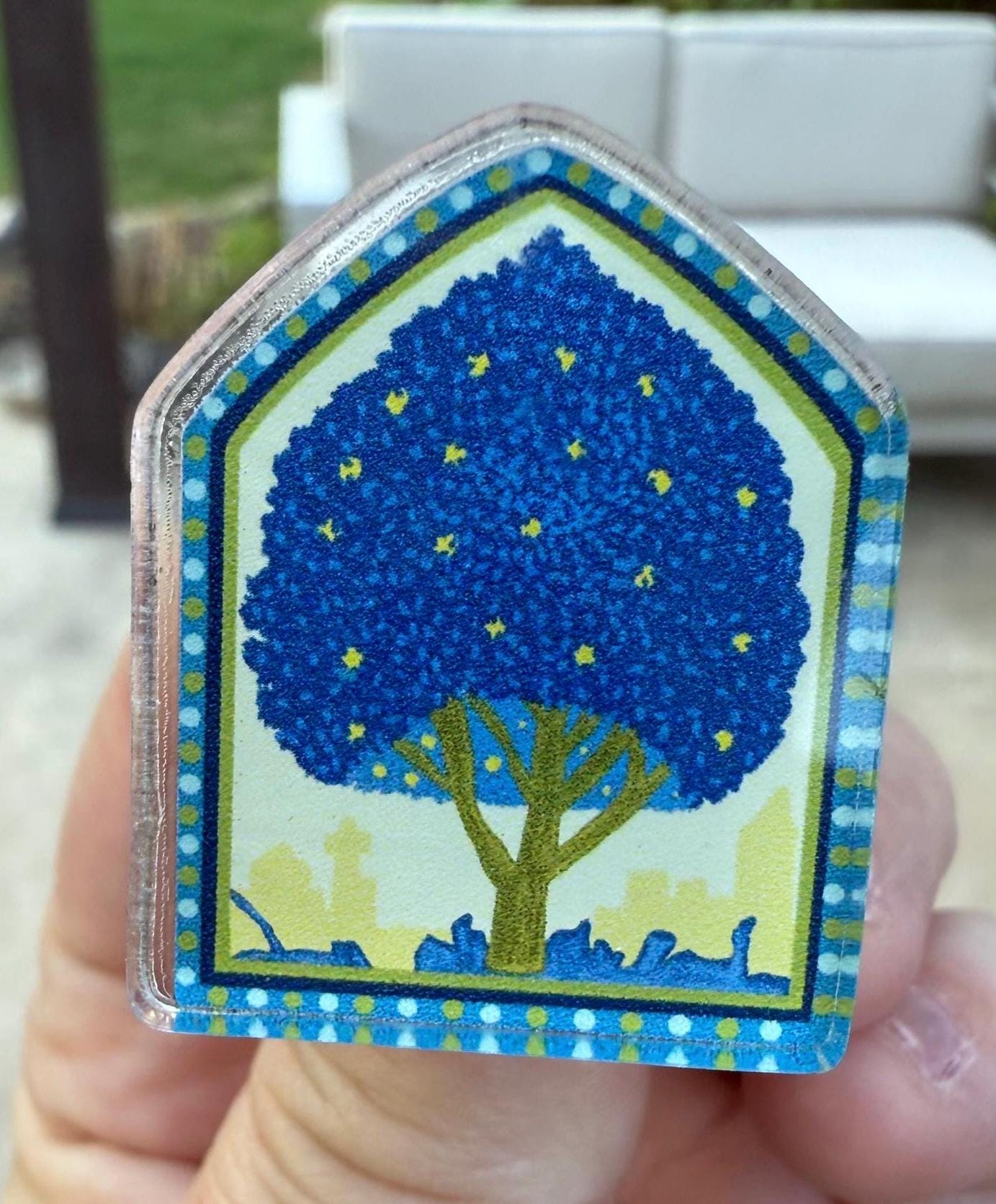 Lemon Tree Acrylic Pin | As Long as the Lemon Trees Grow Book Fandom Gift | Zoulfa Katouh Reader Pin