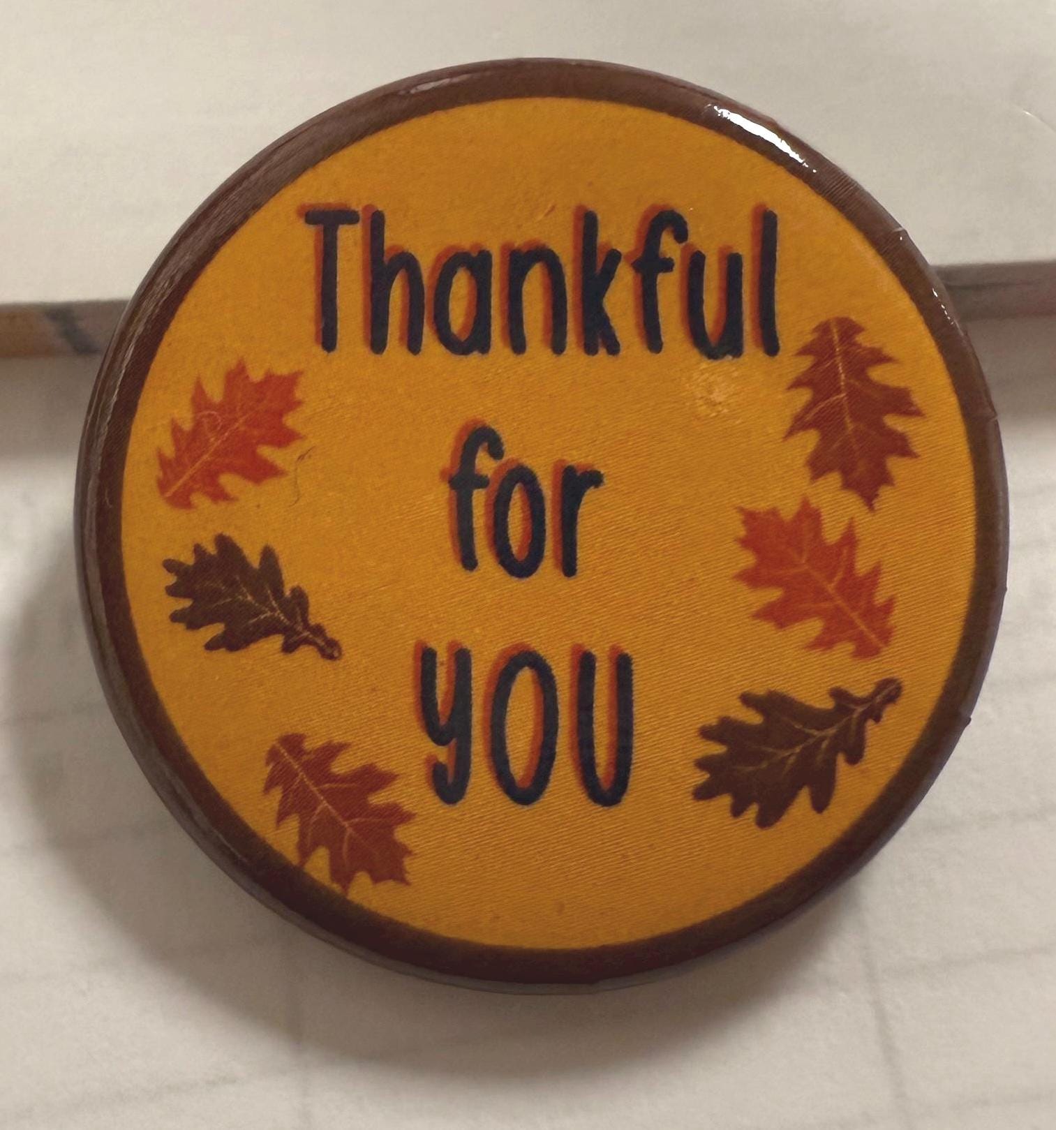 Fall Thanksgiving Pin Set | Cozy Autumn Quote Buttons (Set of 4)