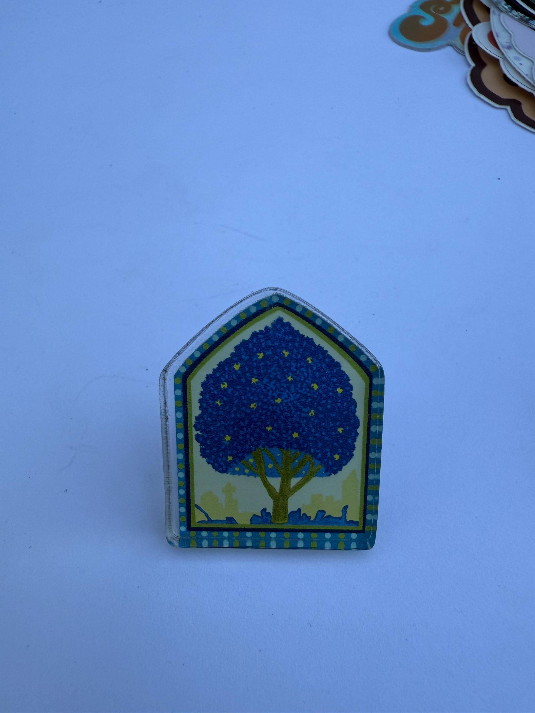 Lemon Tree Acrylic Pin | As Long as the Lemon Trees Grow Book Fandom Gift | Zoulfa Katouh Reader Pin