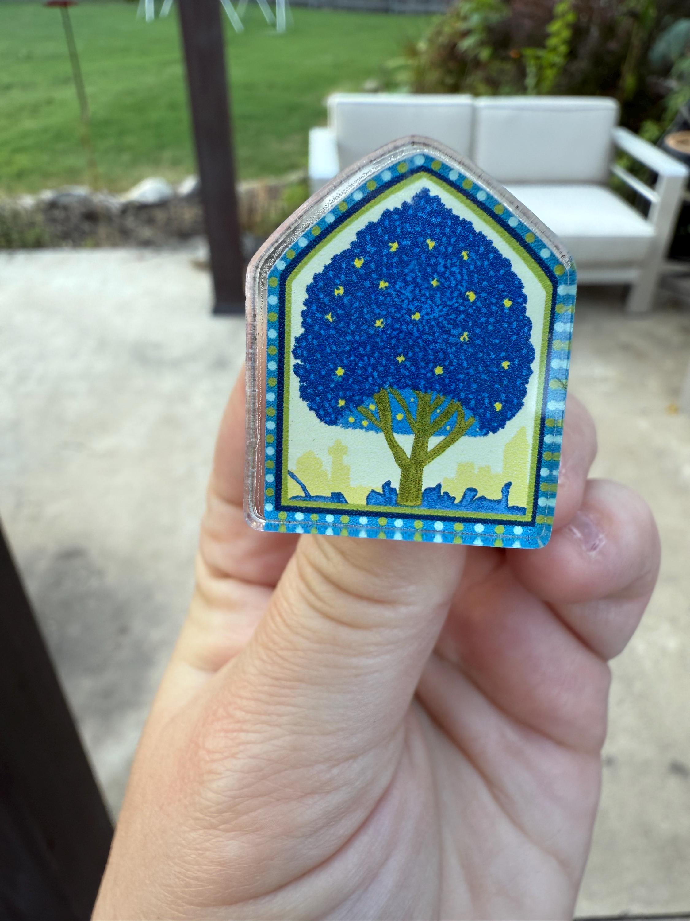 Lemon Tree Acrylic Pin | As Long as the Lemon Trees Grow Book Fandom Gift | Zoulfa Katouh Reader Pin
