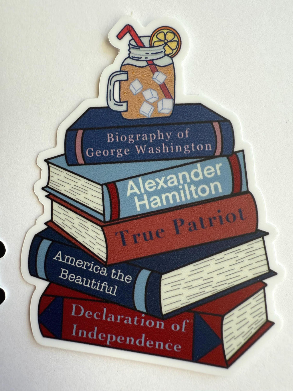 Book Stacks Sticker Pack | Seasonal & Genre Vinyl Decals | 6 pack