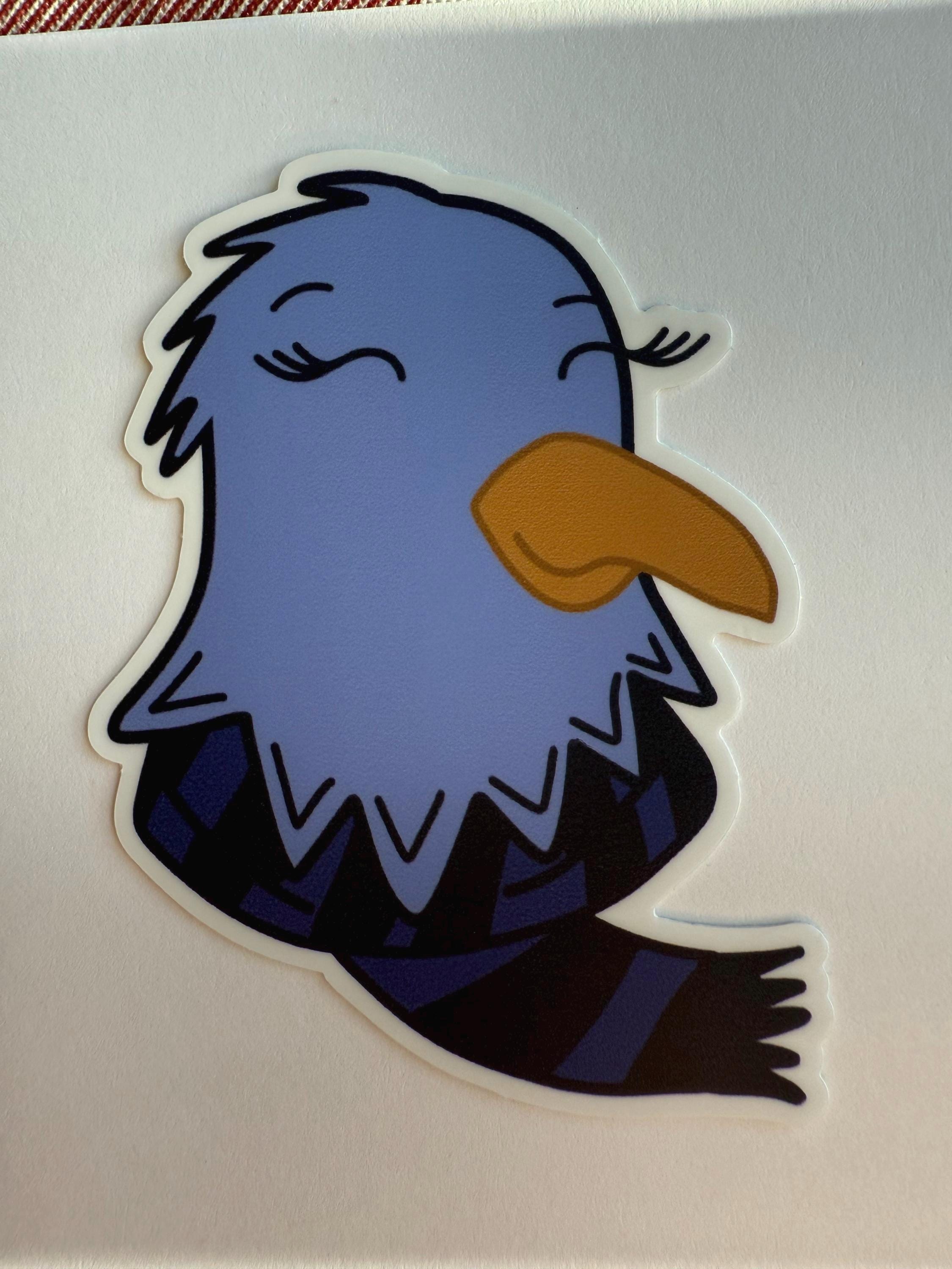 Harry Potter Waterproof Sticker Pack: Hogwarts, House Mascots - 6 Pcs