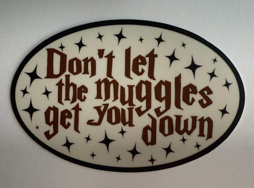 Harry Potter Waterproof Sticker Pack: Hogwarts, House Mascots - 6 Pcs