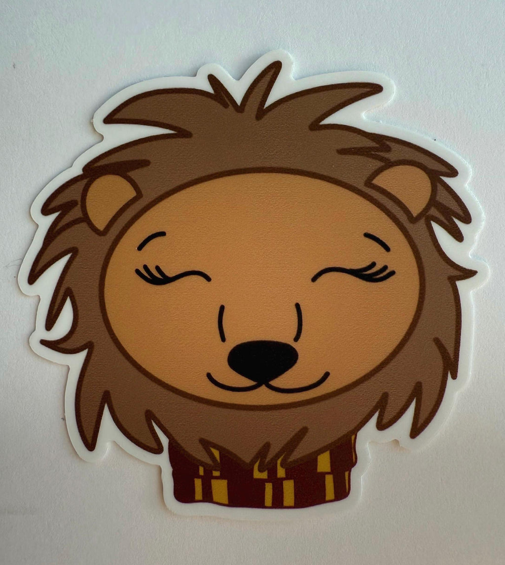 Harry Potter Waterproof Sticker Pack: Hogwarts, House Mascots - 6 Pcs