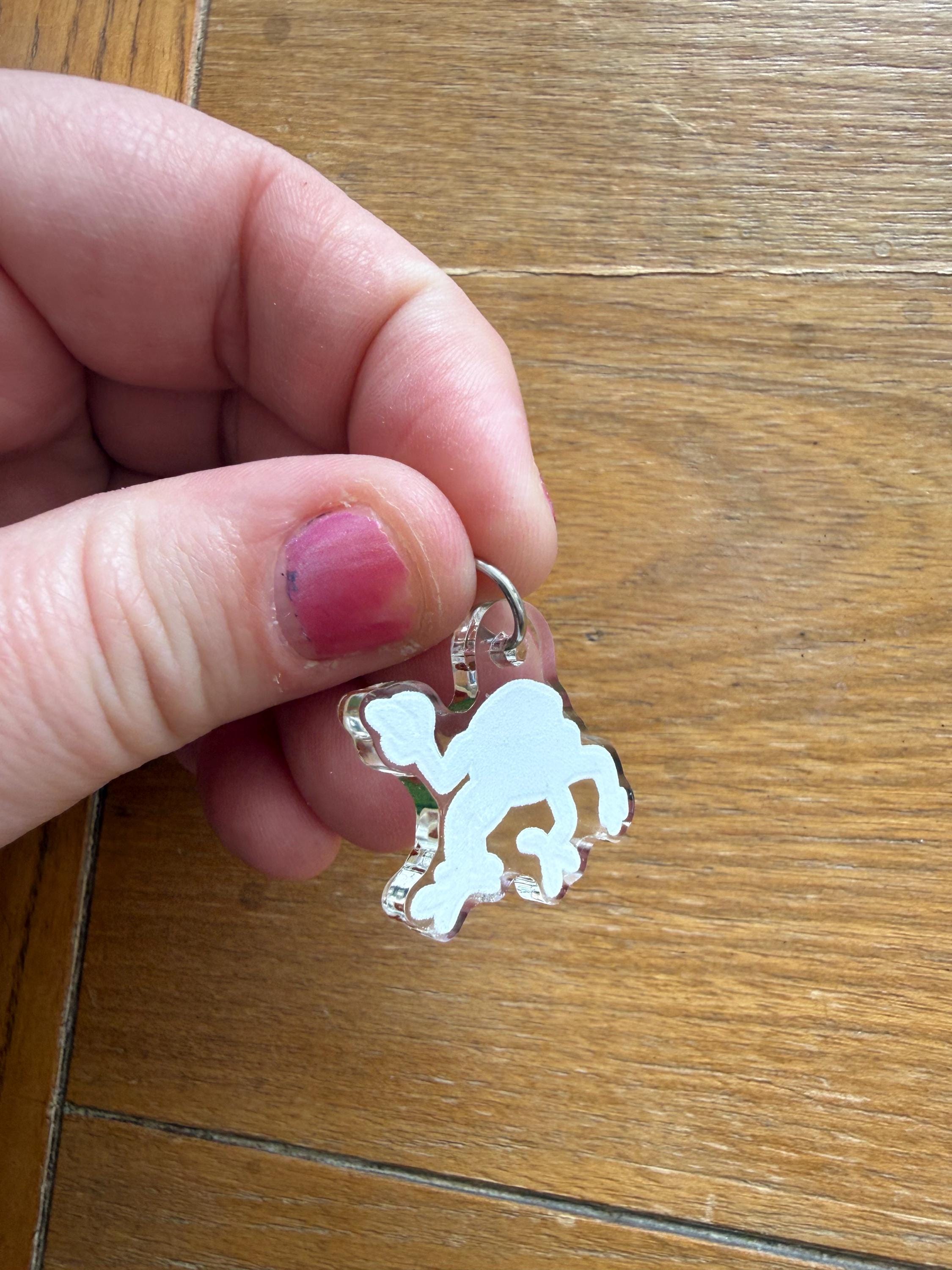 Rocky the Eridian Acrylic Charm - Project Hail Mary Fan Art Keychain - 1" Mini Charm for Jewelry, Zippers, & Keyrings - Amaze Amaze Amaze!