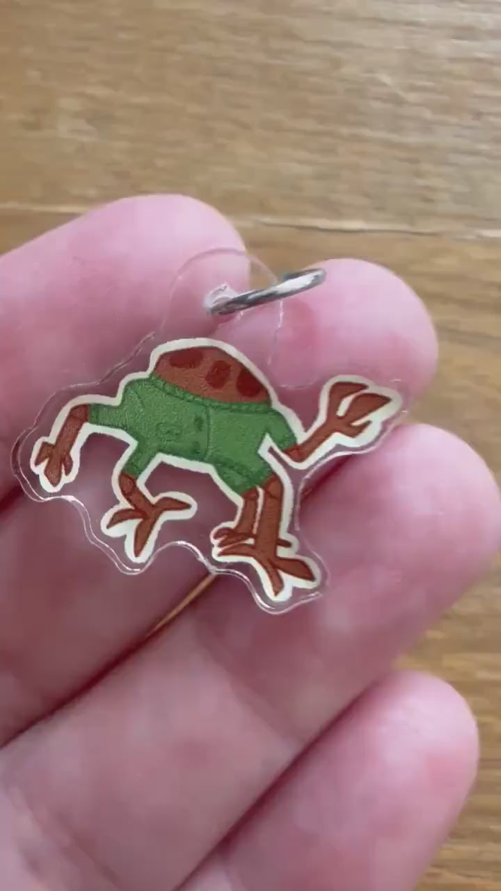 Rocky the Eridian Acrylic Charm - Project Hail Mary Fan Art Keychain - 1" Mini Charm for Jewelry, Zippers, & Keyrings - Amaze Amaze Amaze!